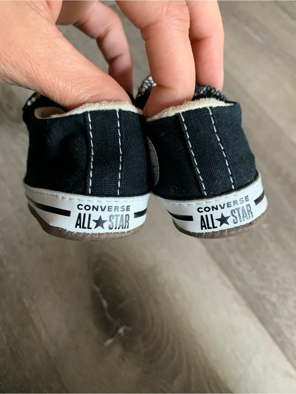 Converse All Stars Chuck Taylor Kids Infant Baby Toddler Size 2 Black